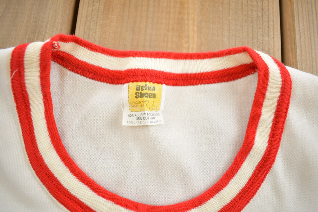 Vintage 1970s Cincinnatti Reds MLB Baseball Jersey Made In USA