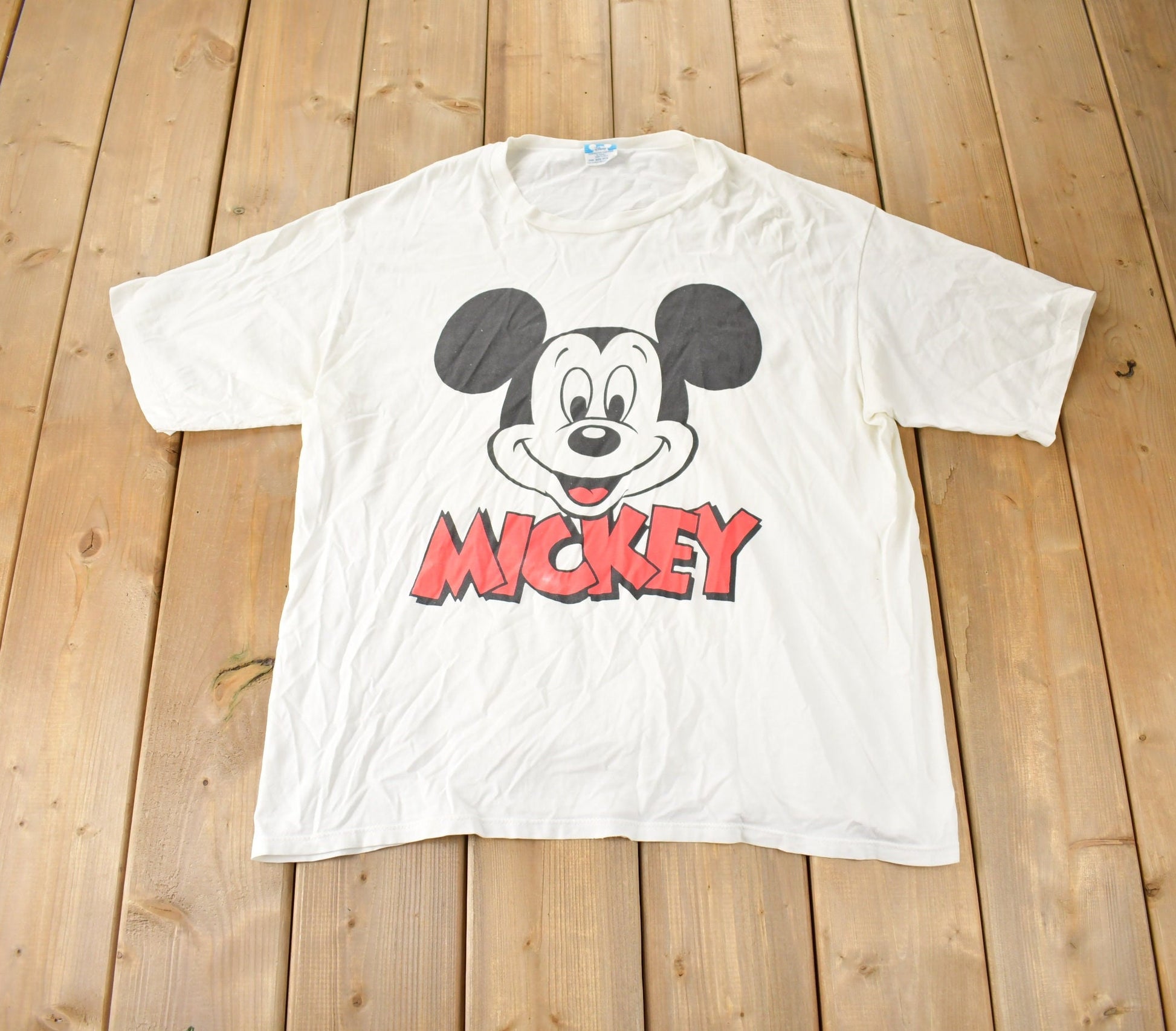 Vintage 1980s Disney Mickey Mouse Graphic T-Shirt