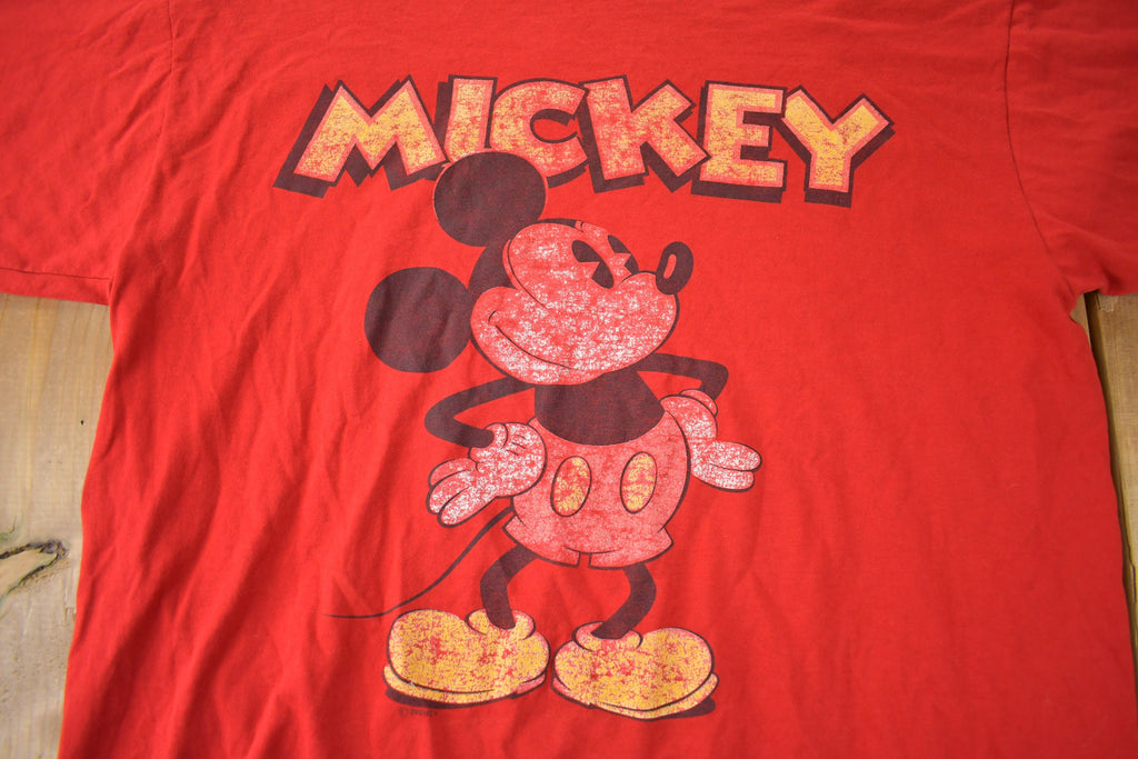 Vintage 1980s Disney Mickey Mouse Graphic T-Shirt Made In USA