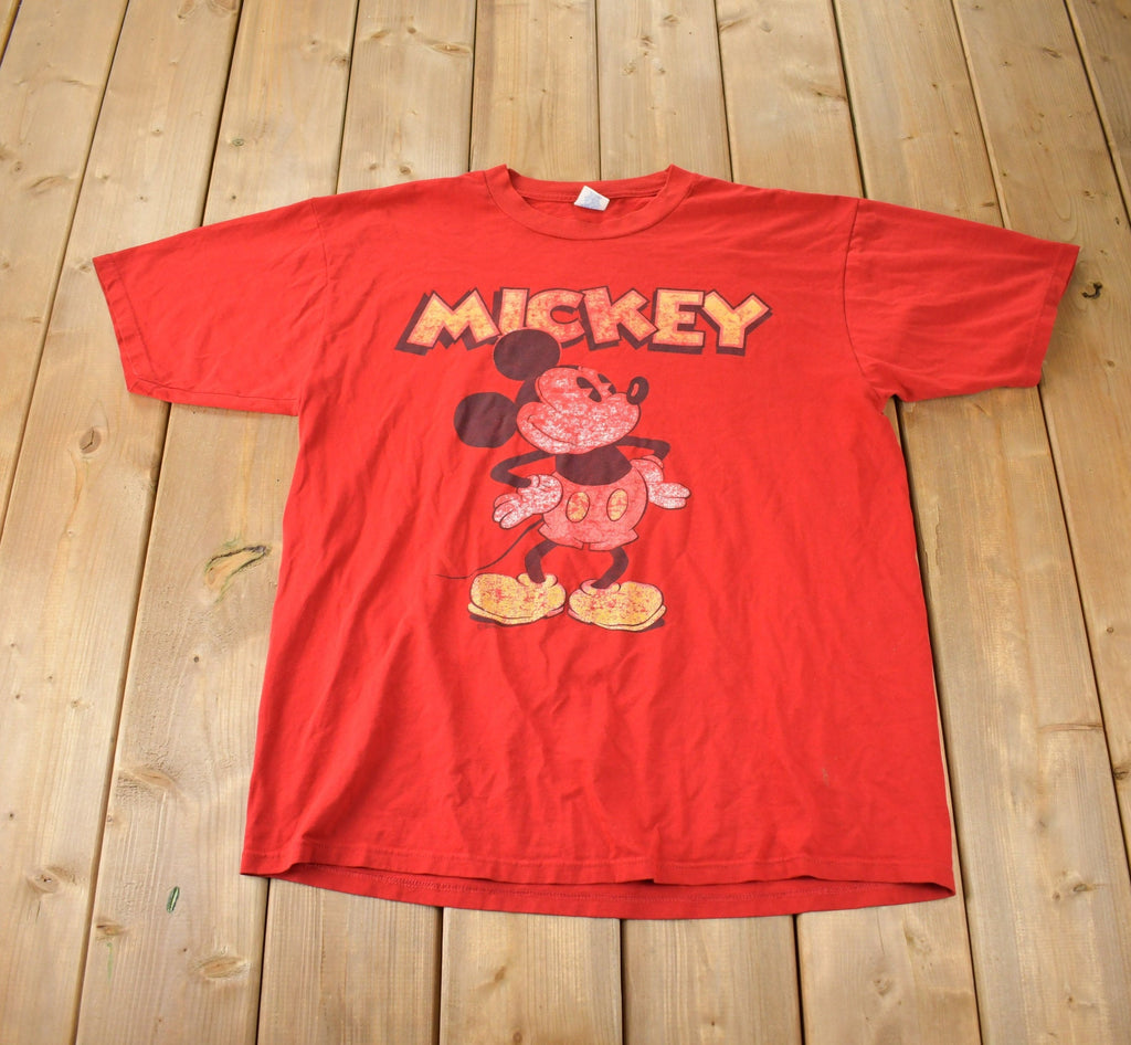 Vintage 1980s Disney Mickey Mouse Graphic T-Shirt Made In USA