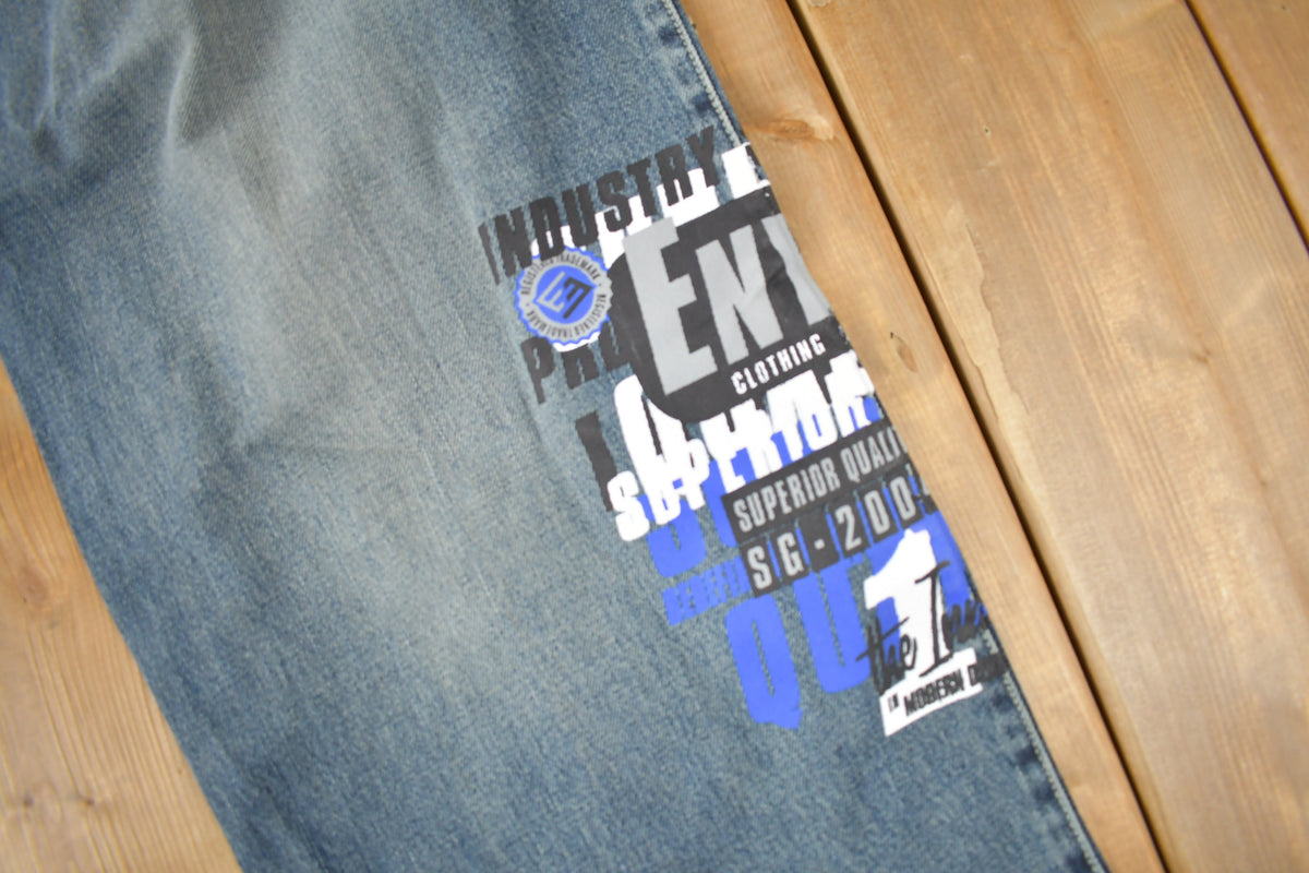 Vintage 2004 Deadstock Enyce Hip Hop Baggy Jeans Size 36