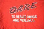 Vintage 1990s D.A.R.E Graphic T Shirt Made In USA
