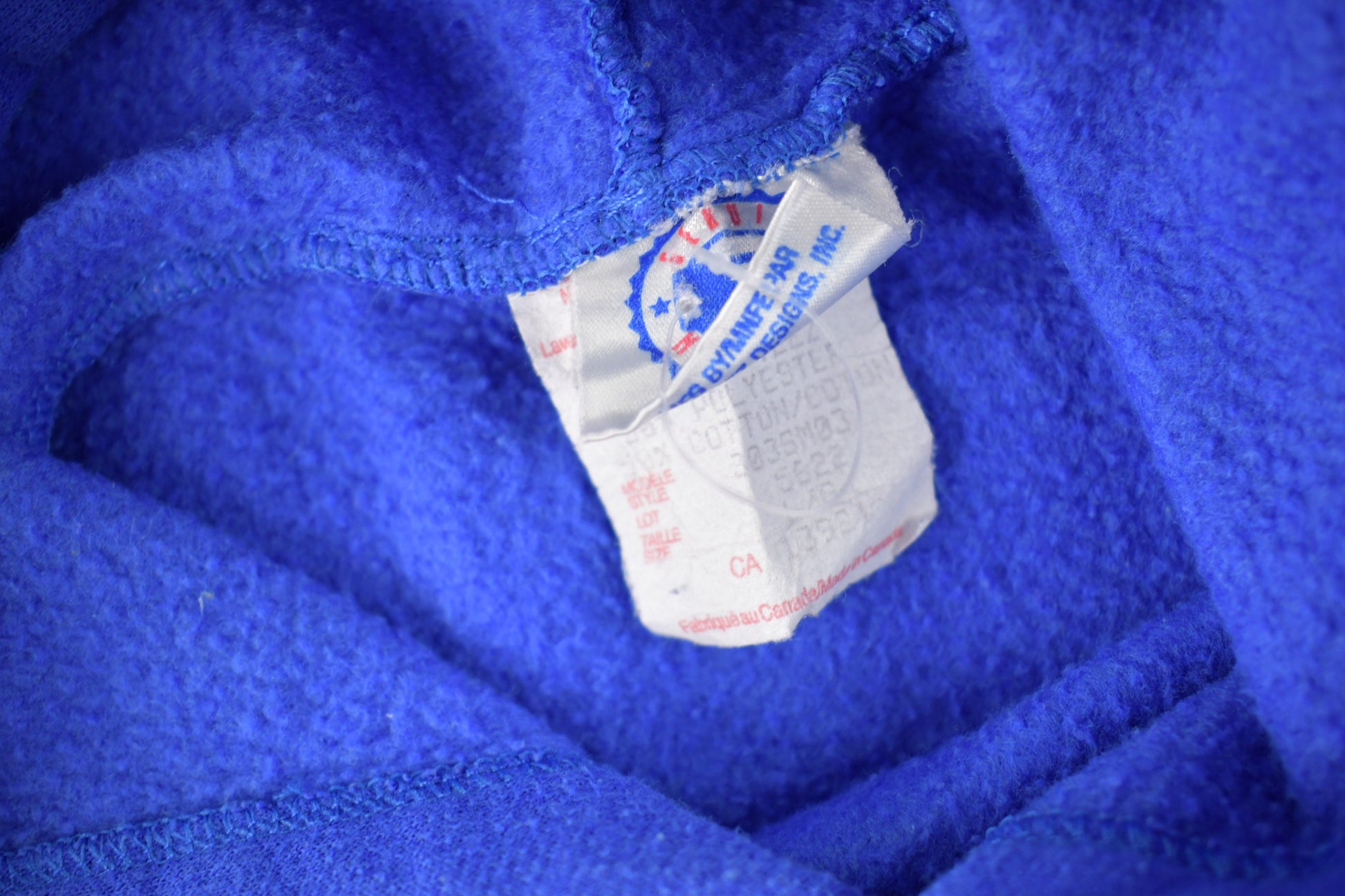 Vintage 1980s Toronto Maple Leafs NHL Hockey Hoodie Made In Canada Size XXS