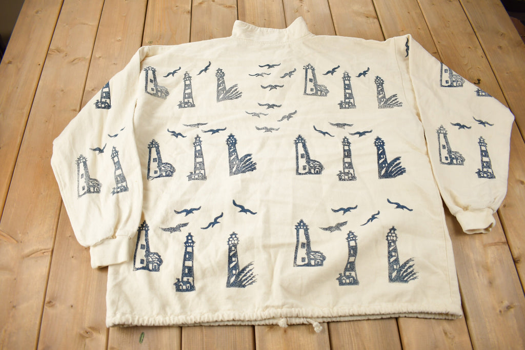 Vintage 1990s Lighthouse Graphic Sweatshirt
