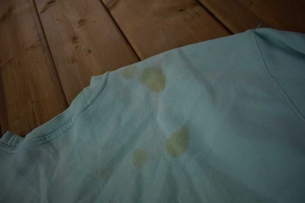 Vintage 1990s Nike Embroidered Mini Swoosh Tie Dye Crewneck Sweatshirt Made in USA