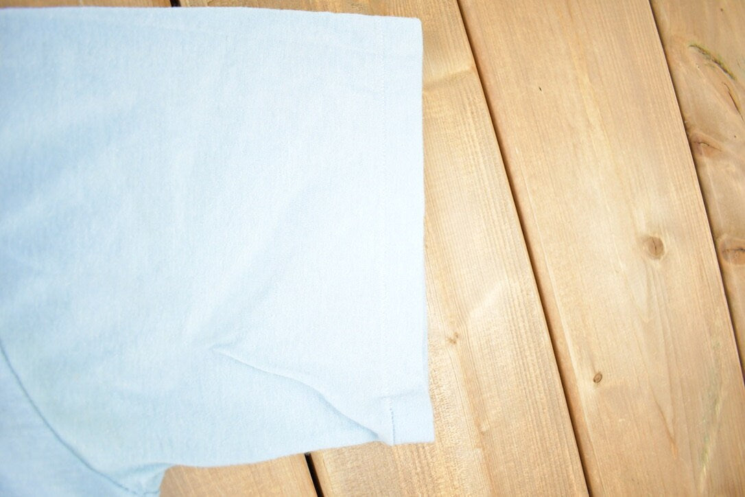 Vintage 1980s MLB Baseball Toronto Blue Jays Gananoque Graphic T-Shirt Made In Canada