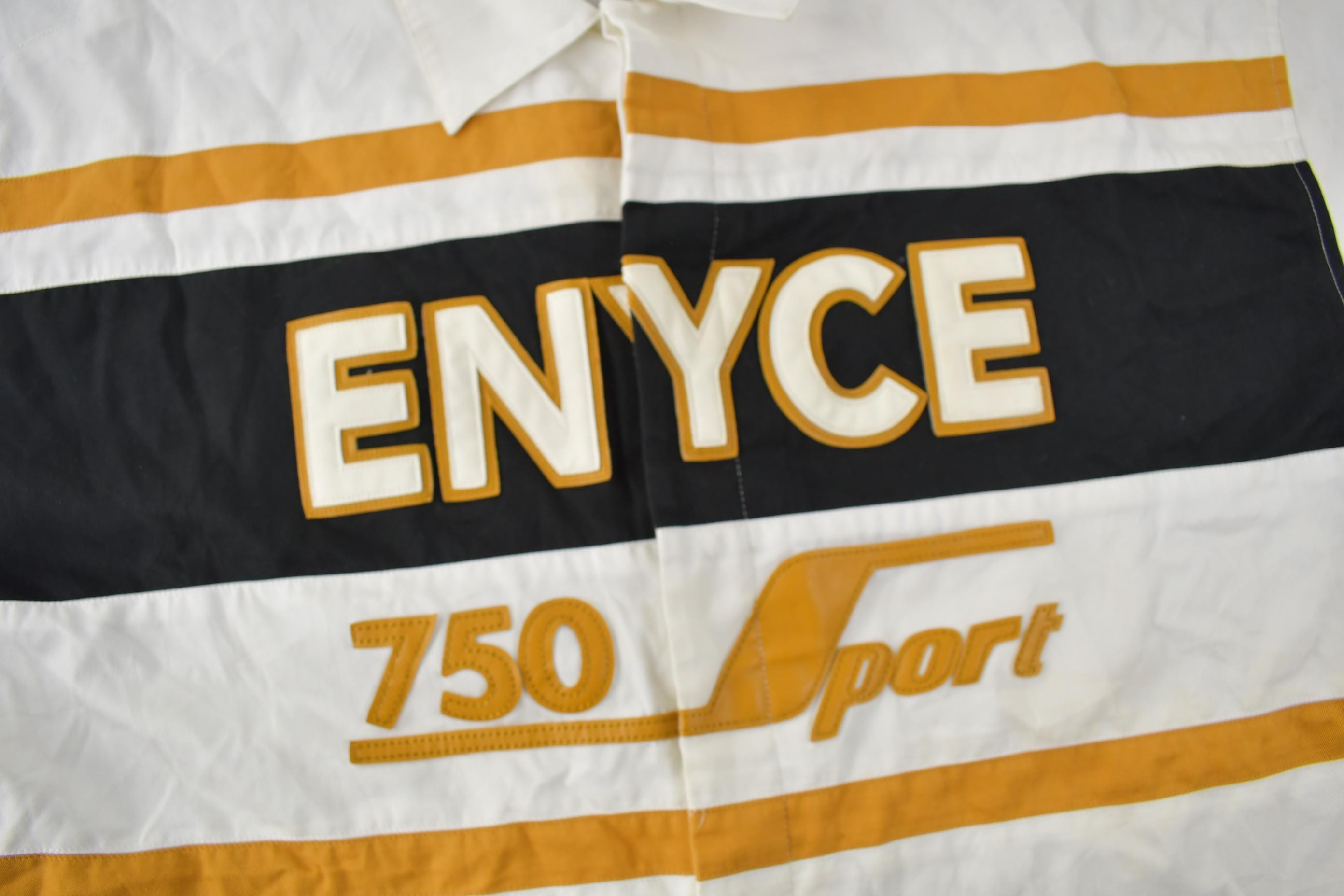Vintage Y2K Enyce Racing Button Up Short Sleeve Shirt