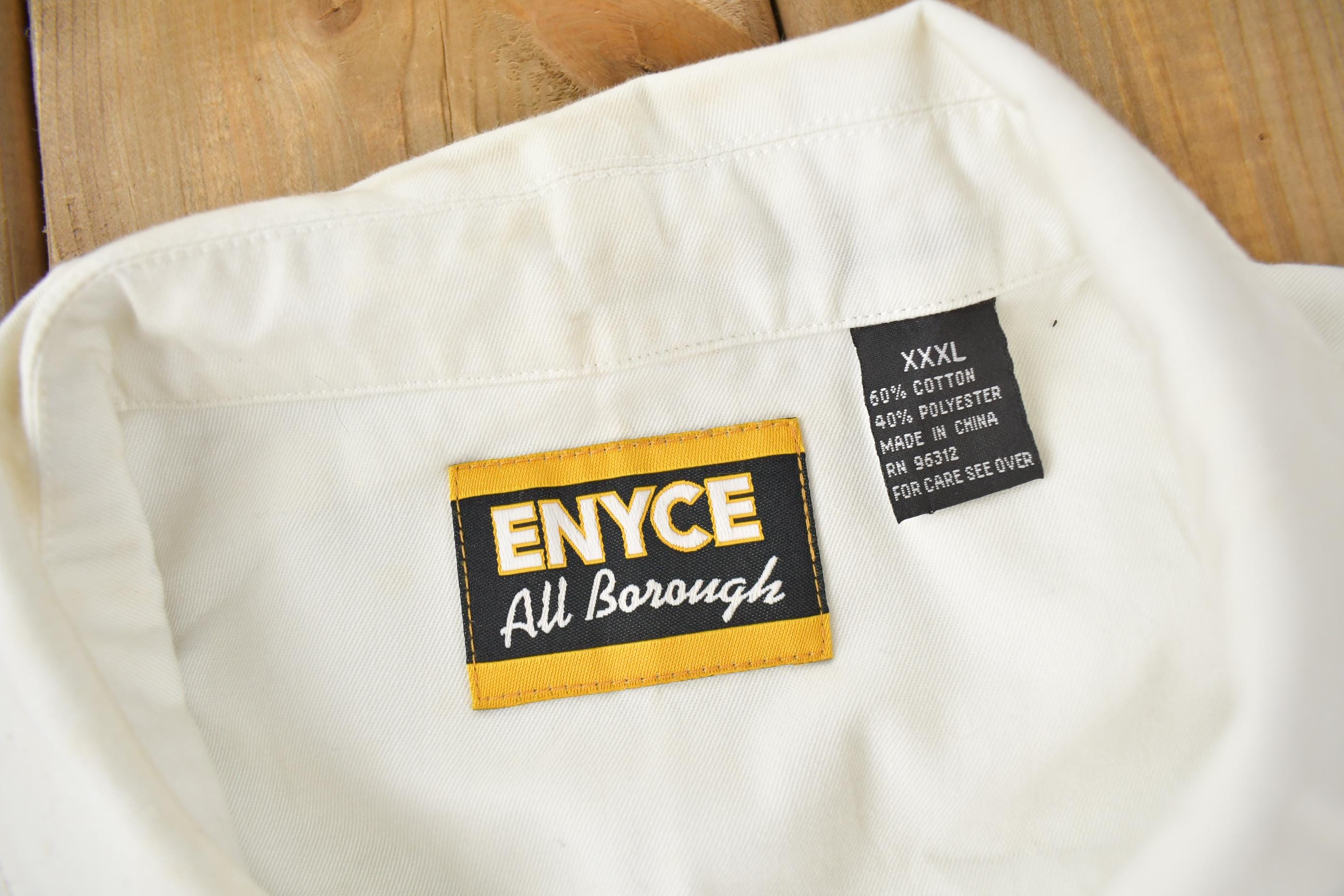 Vintage Y2K Enyce Racing Button Up Short Sleeve Shirt