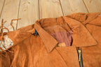 Vintage 1970s Embroidered Horse Fringe Leather Jacket