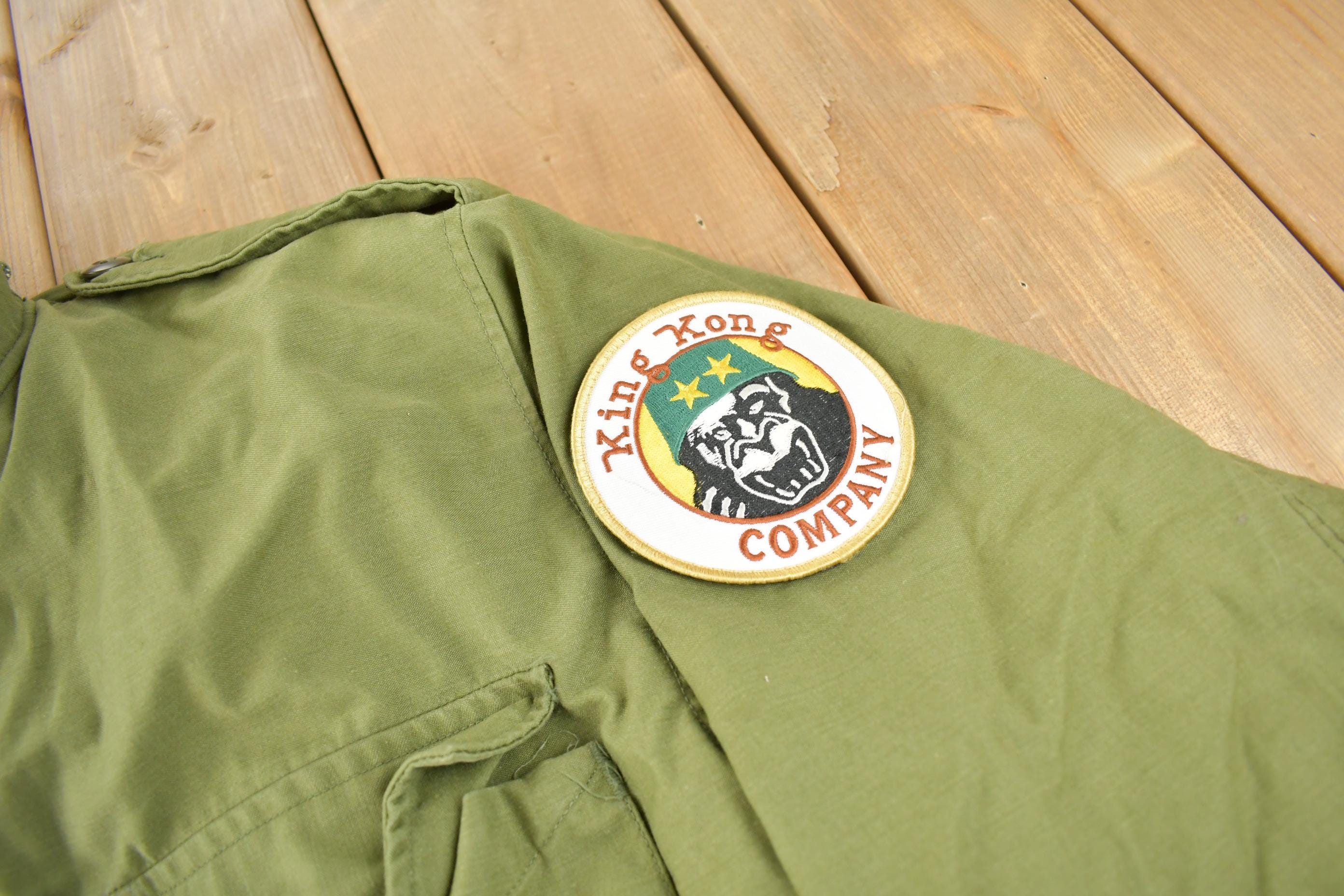 Vintage 1970 OG-107 US Military Mans Field Coat With Hood