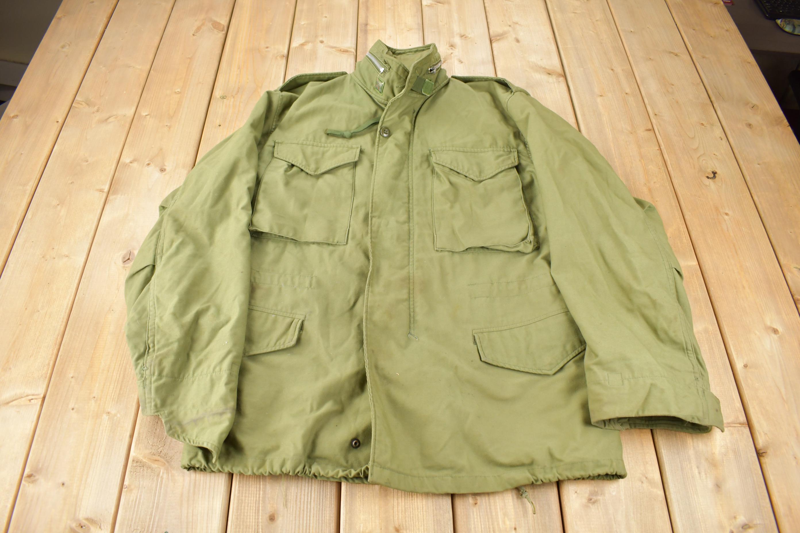 Vintage 1971 US Military Mans Cold Weather Field Coat