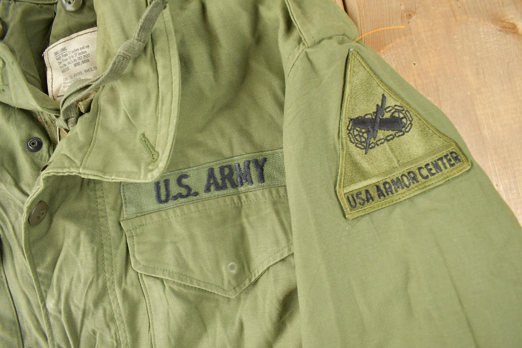 Vintage 1975 US Military Mans Cold Weather Field Coat