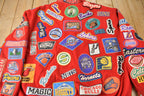 Vintage 1990s Jeff Hamilton NBA Basketball Team Logo Patchwork Wool Jacket