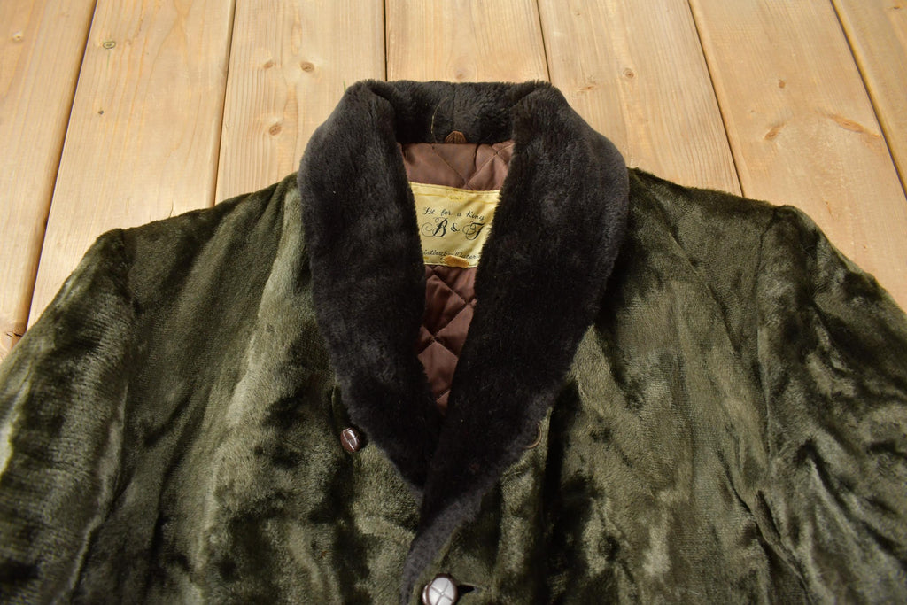 Vintage 1960s B&F Sheered Beaver Fur Coat