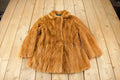 Vintage 1970s Lee Furs Brown Mink Short Fur Coat