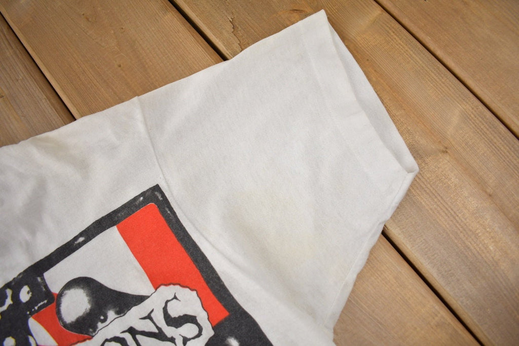 Vintage 1988 Toxic Reasons Dedication Single Stitch Band Tee Made in USA