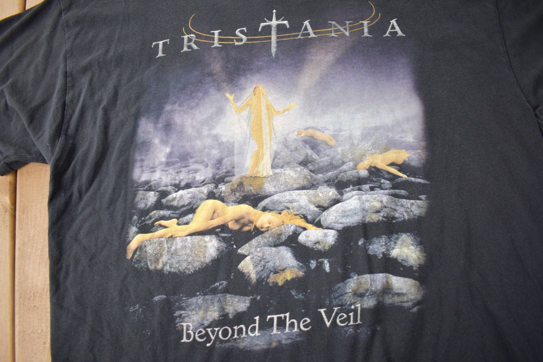 Vintage 1999 Tristania Beyond The Veil Band Tee Size XL