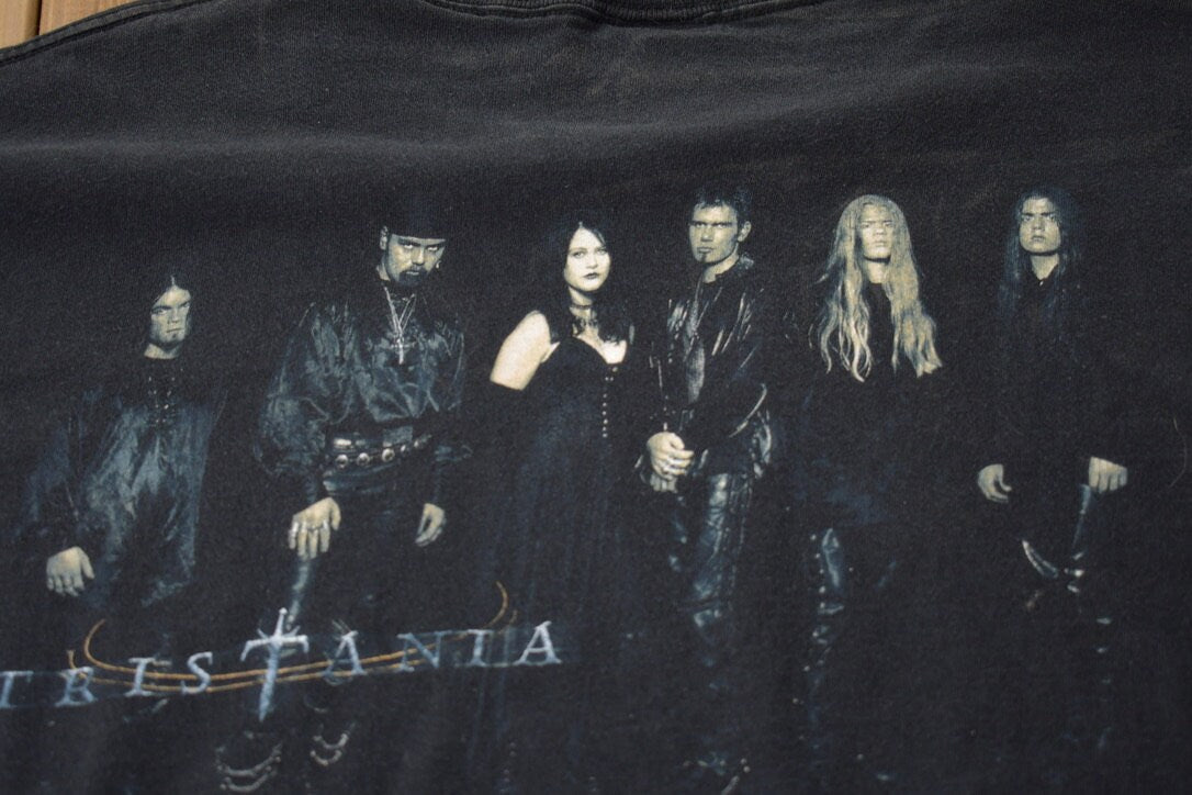 Vintage 1999 Tristania Beyond The Veil Band Tee Size XL