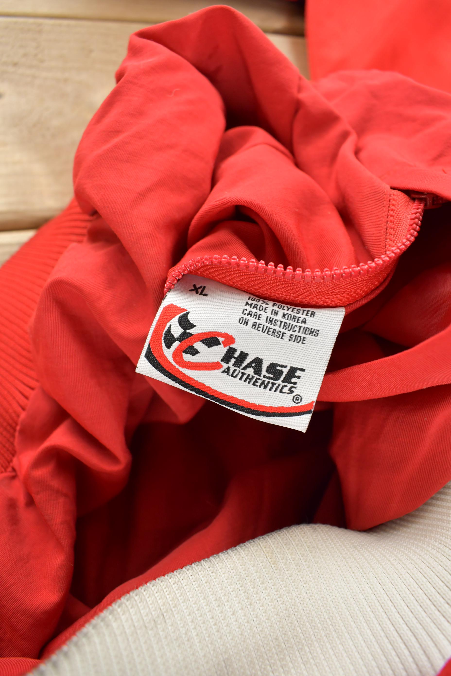 Vintage 1990s Dale Earnhardt Embroidered Reversible NASCAR Jacket