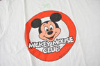 Vintage 1970s Deadstock Walt Disney Mickey Mouse Graphic Ringer T-Shirt