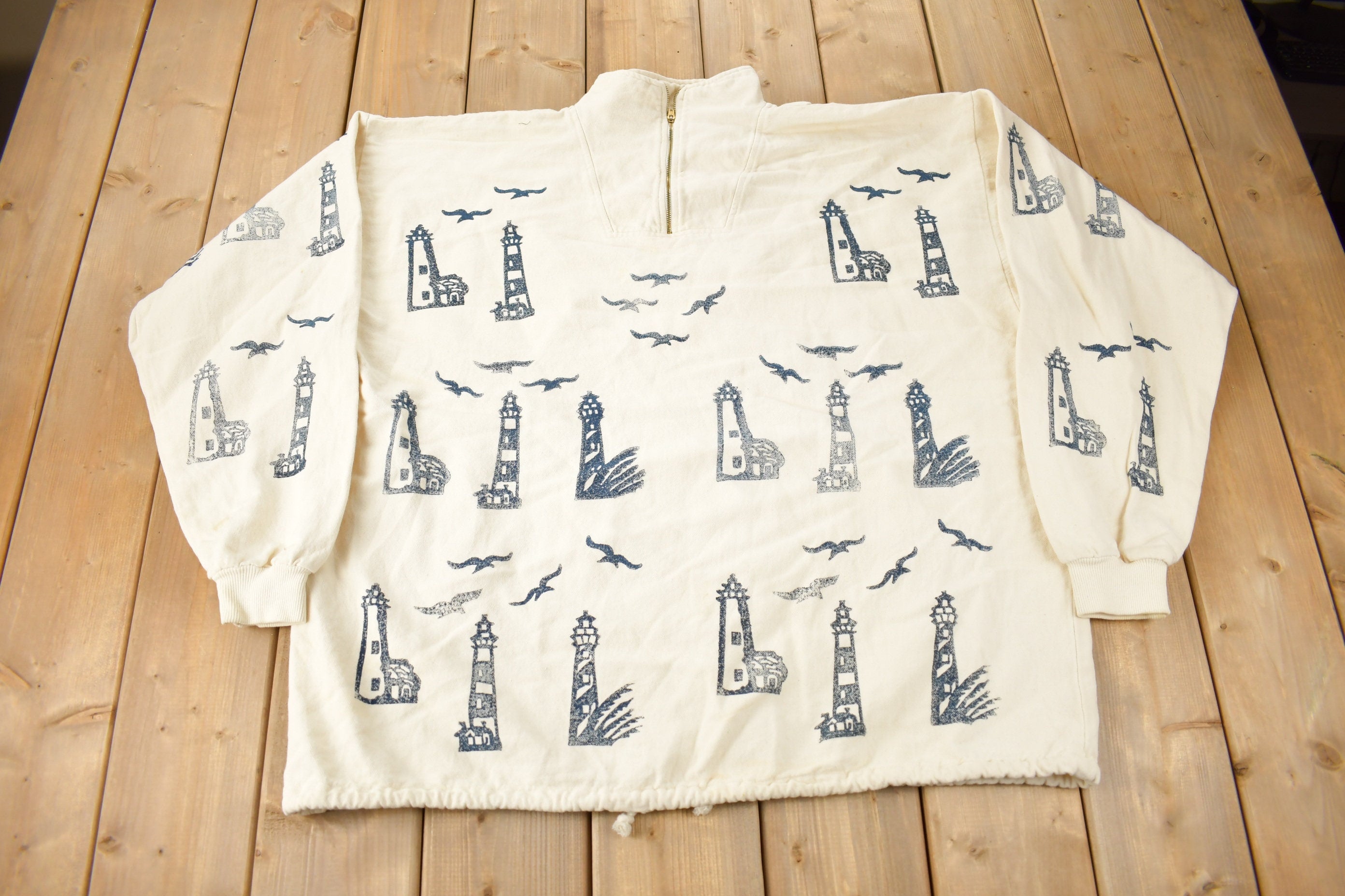 Vintage 1990s Lighthouse Graphic Sweatshirt