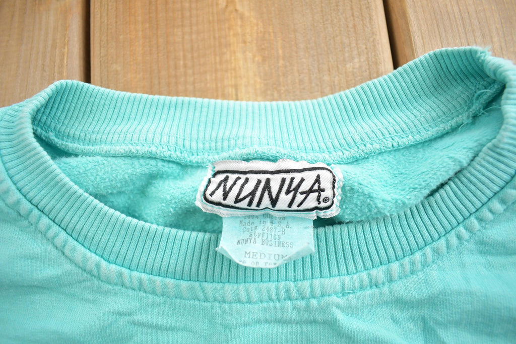 Vintage 1990s Nunya Business Crewneck Sweatshirt Made In USA