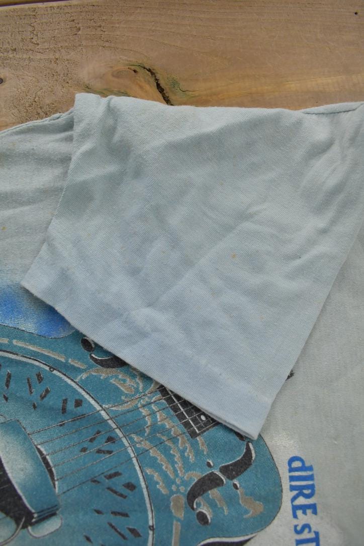 Vintage 1985 Dire Straits Brothers In Arms Tour Band T-shirt