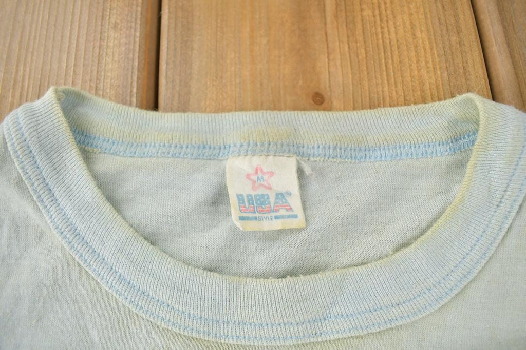 Vintage 1985 Dire Straits Brothers In Arms Tour Band T-shirt