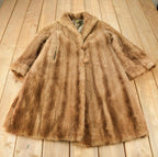 Vintage 1970s Artistic LTD Full Length Mink Fur Coat