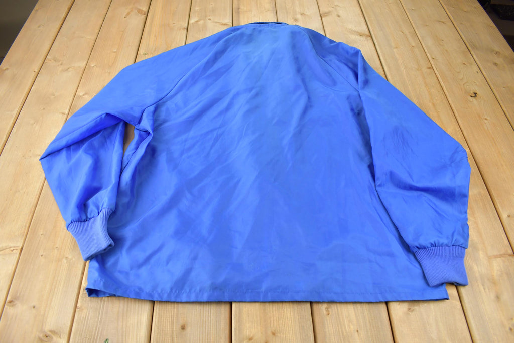 Vintage 1970s Crown Striped Windbreaker Jacket Size XXL Made In USA