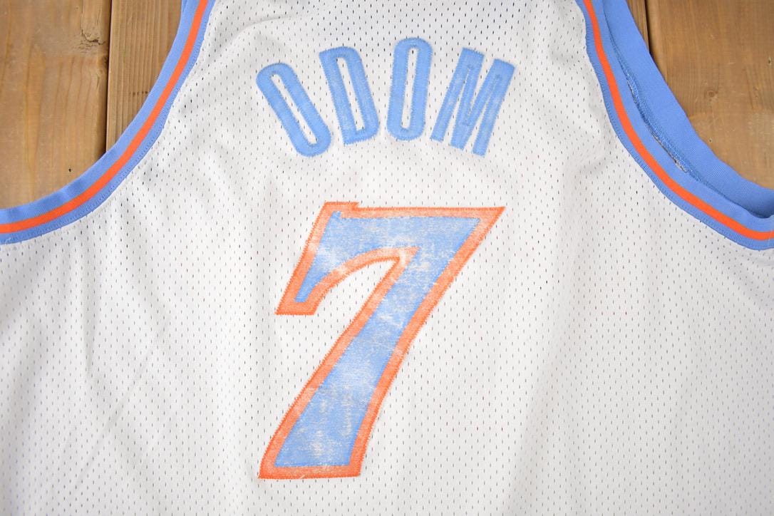 Vintage 2002 Los Angeles Clippers Lamar Odom NBA Basketball Jersey Size XL