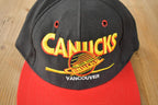 Vintage 1990s Deadstock Vancouver Canucks NHL Snap Back Hat