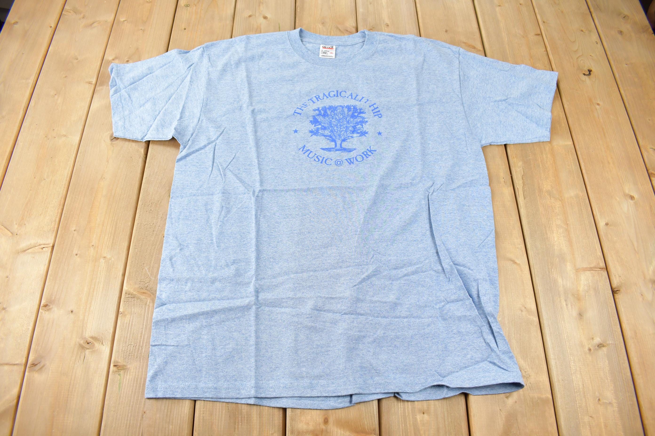 Vintage 2000 Deadstock The Tragically Hip Music At Work Band Tee Size XL