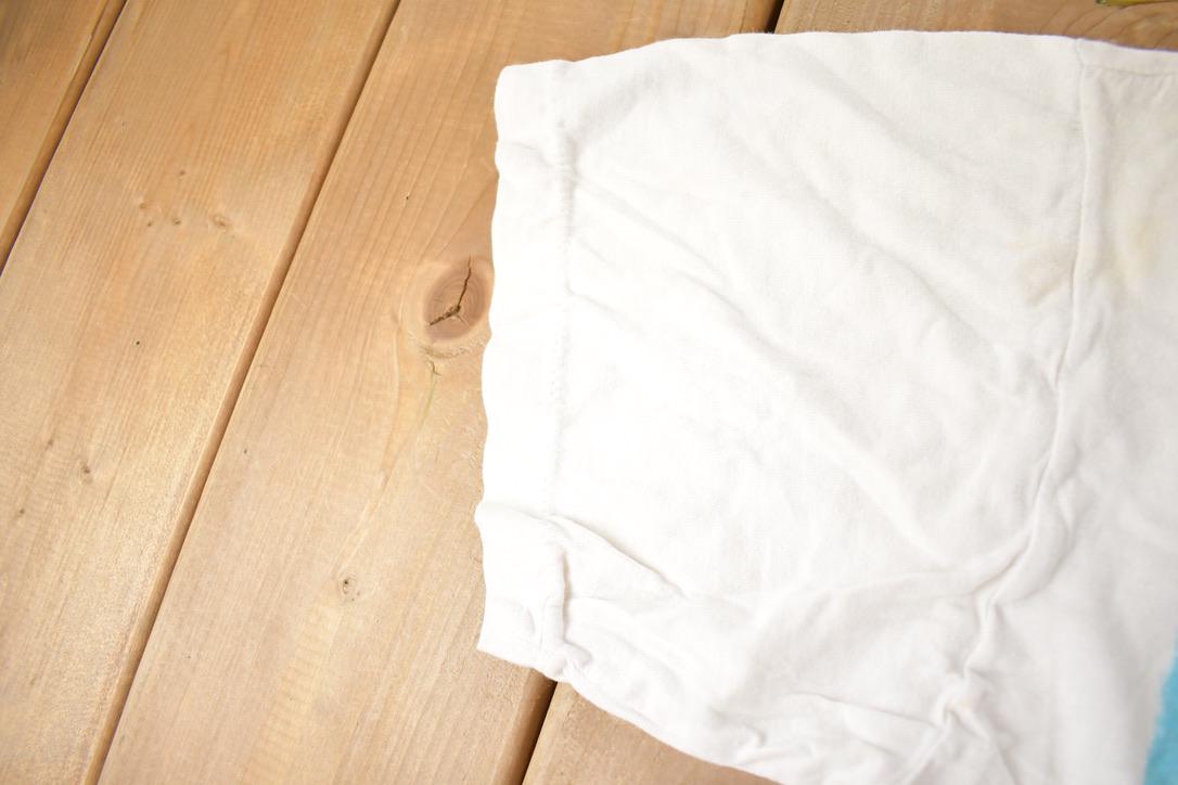 Vintage 1990s Looney Tunes Character Print Surfing Distressed Single Stitch T-Shirt