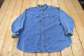 Vintage 1980s Plaid Lined Carhartt Rugged Outdoors Button Up Shirt