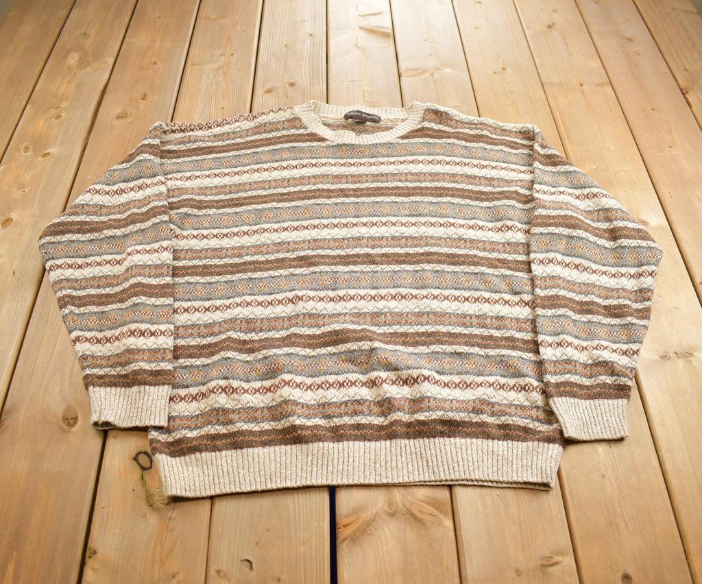 Vintage 1990s Liberty Sweaters Knit Crewneck Sweater Made In USA