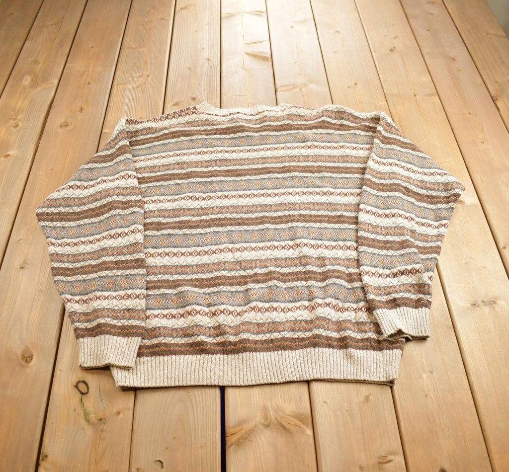 Vintage 1990s Liberty Sweaters Knit Crewneck Sweater Made In USA