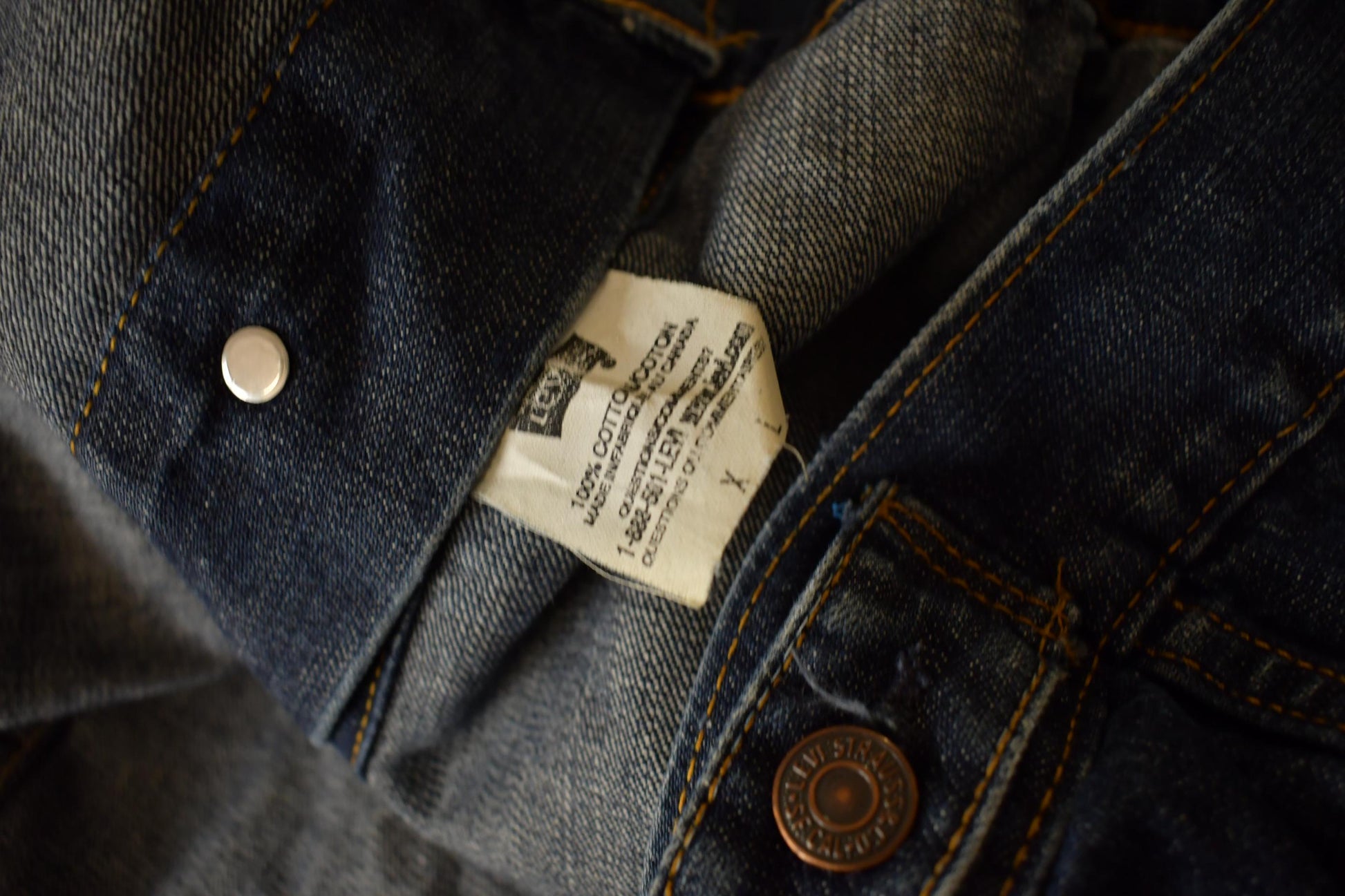 Vintage 1990s Levi's Type 3 Denim Jacket