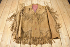 Vintage 1960s Trego's Westwear Fringe Leather Jacket