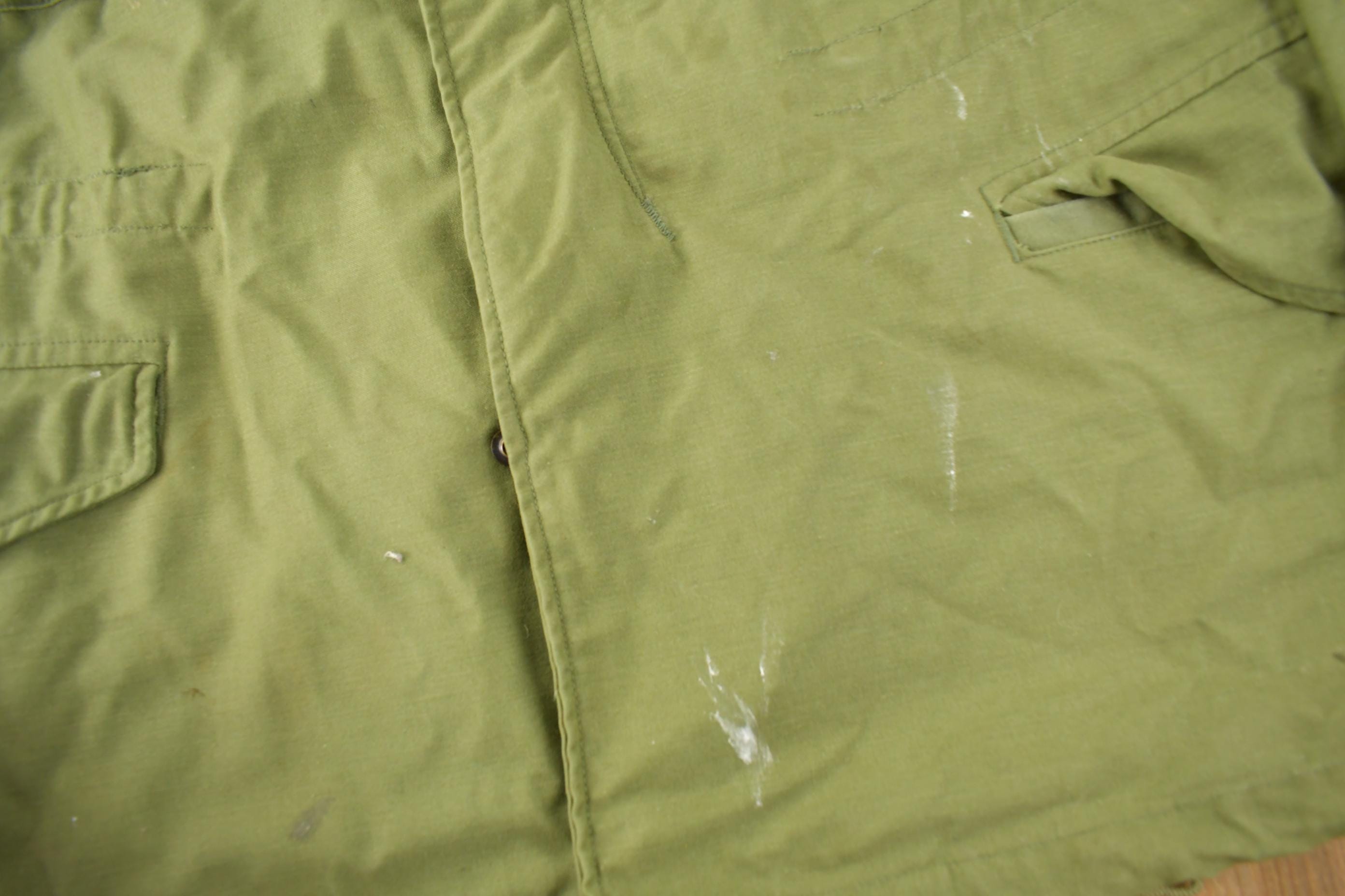 Vintage 1970 OG-107 US Military Mans Field Coat With Hood
