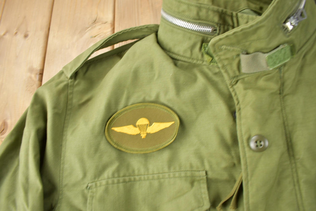 Vintage 1970 OG-107 US Military Mans Field Coat With Hood