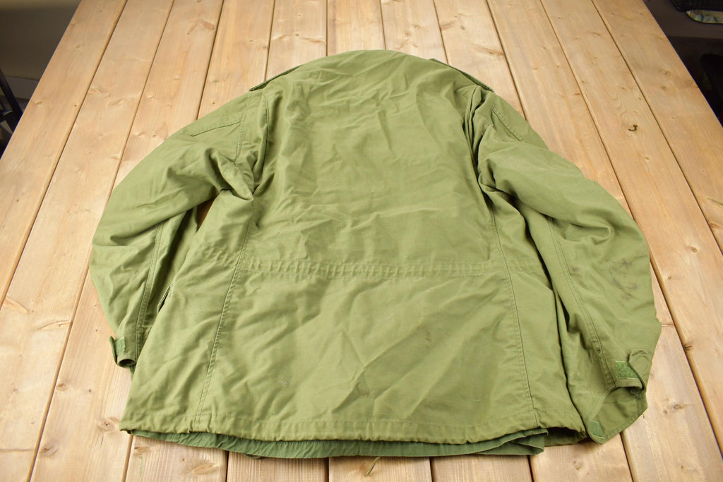 Vintage 1970 OG-107 US Military Mans Field Coat With Hood