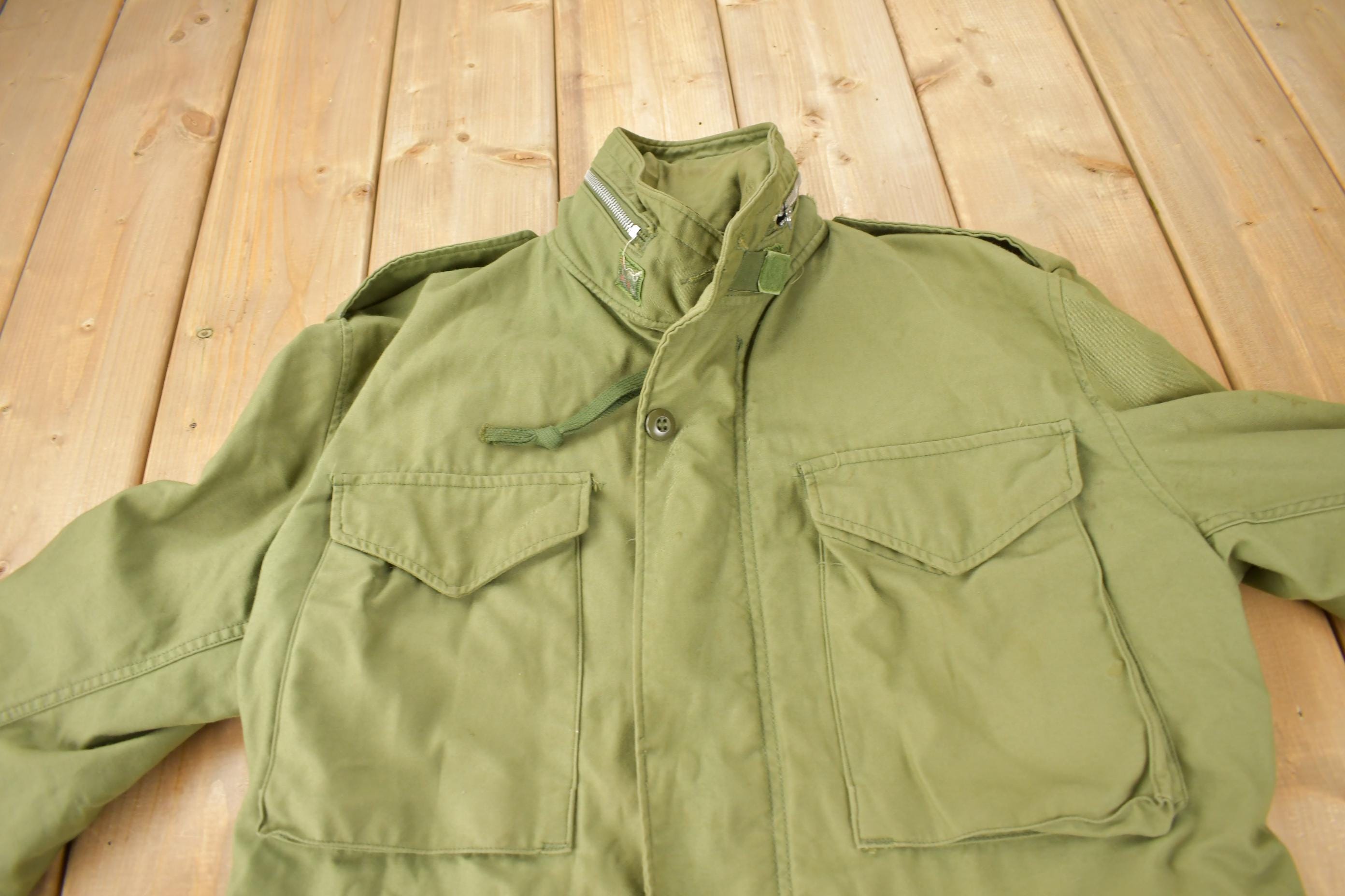 Vintage 1971 US Military Mans Cold Weather Field Coat