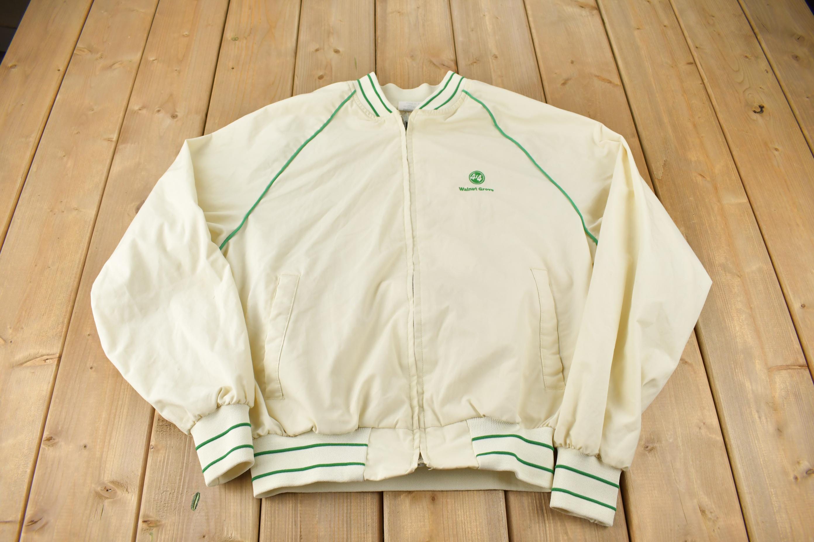 Vintage 1970s Walnut Grove King Louie Pro Fit Light Jacket Made In USA