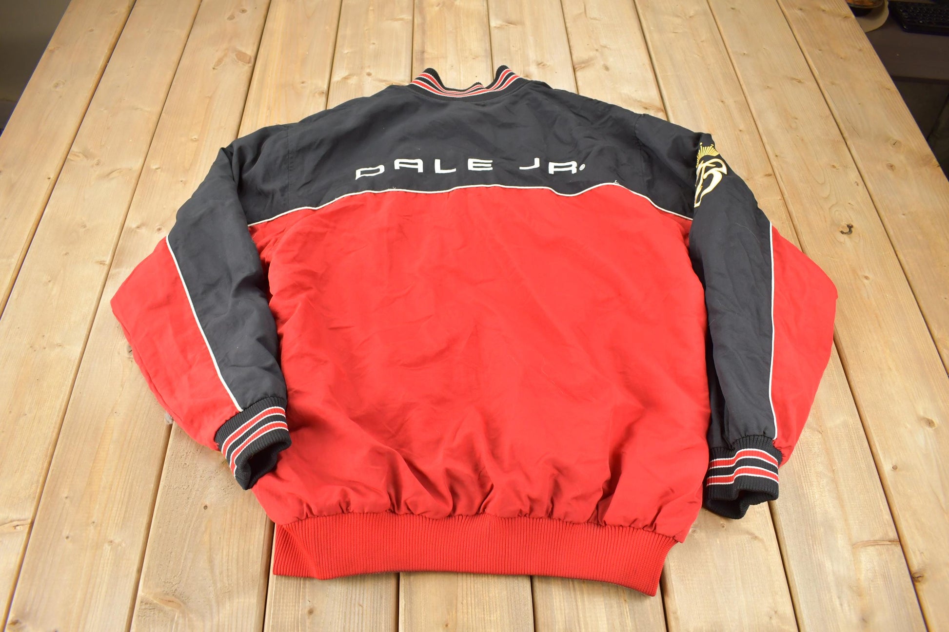 Vintage 1990s Dale Earnhardt Embroidered Reversible NASCAR Jacket