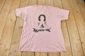 Vintage 1990s BJORK Single Stitch Pink Graphic Band Tee Made in Ireland