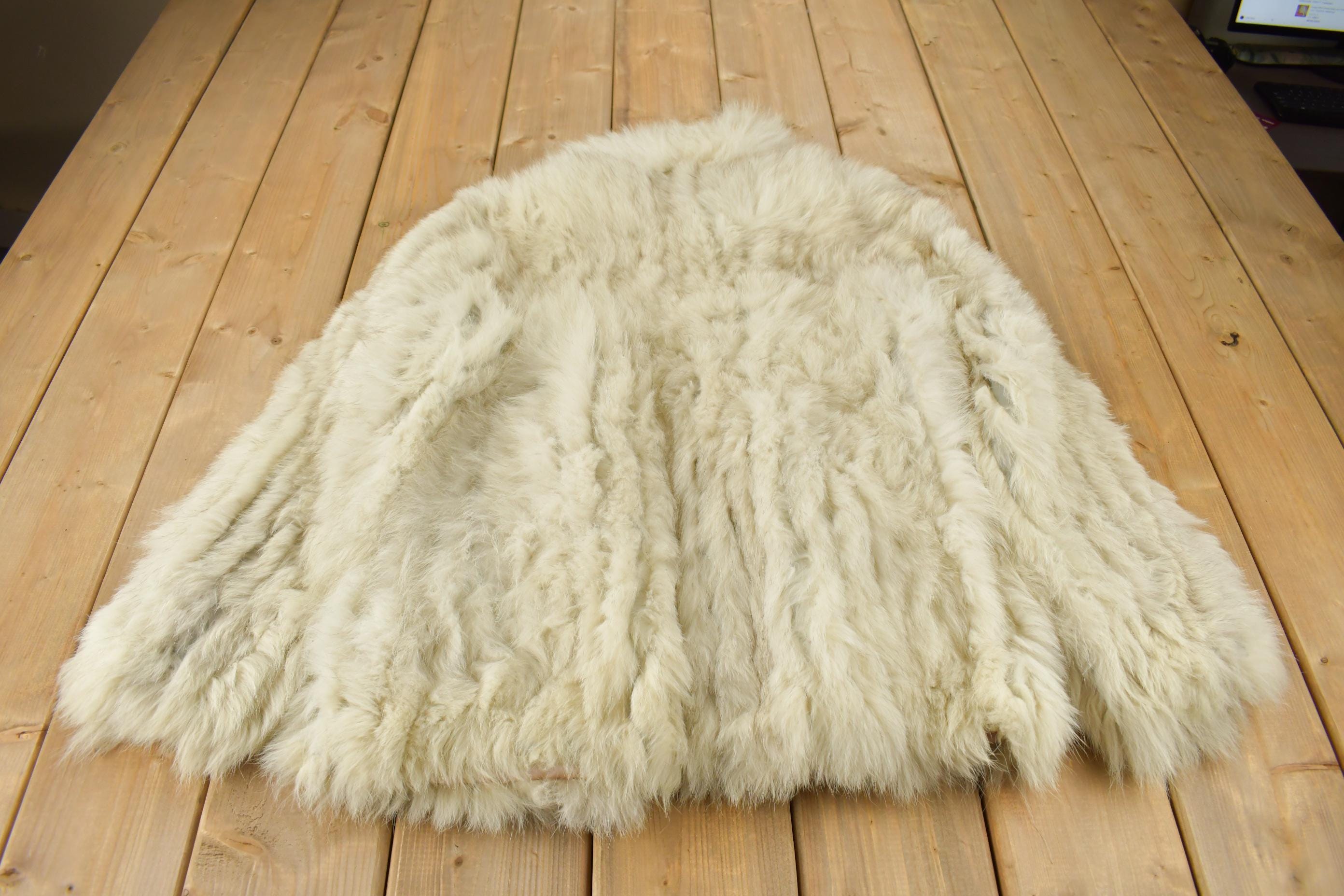 Vintage 1970s Saga Fox Arctic Fox Fur Coat