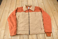 Vintage 1970s Frost Line multi Color Light Jacket Made In USA Size Large