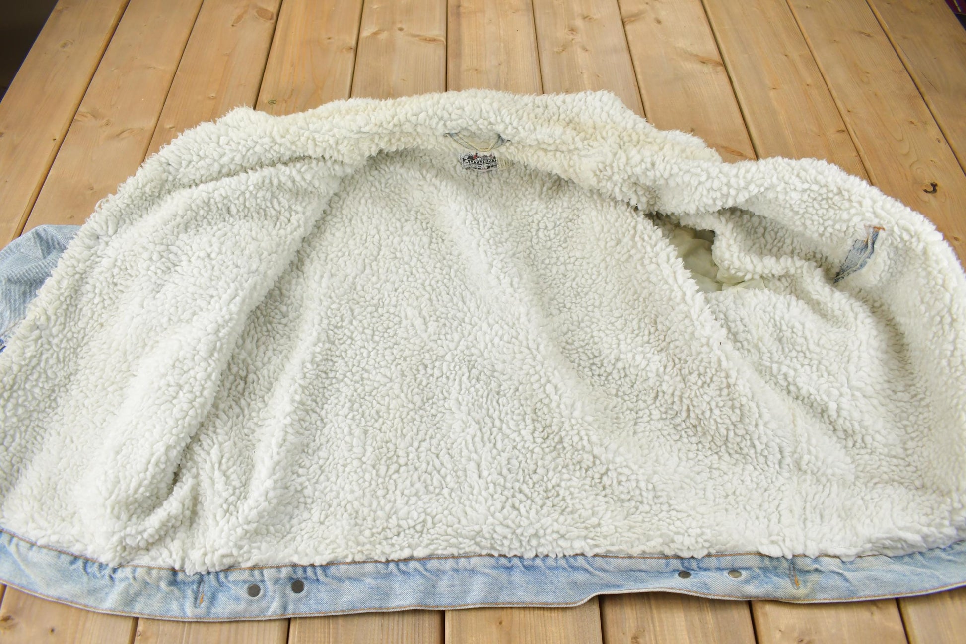 Vintage 1990s Levi's Sherpa Lined Jean Jacket