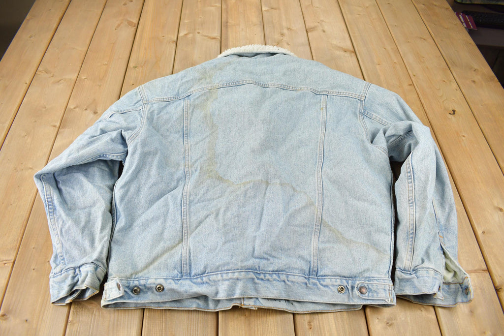 Vintage 1990s Levi's Sherpa Lined Jean Jacket